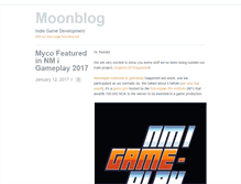 Tablet Screenshot of blog.moondrop.no